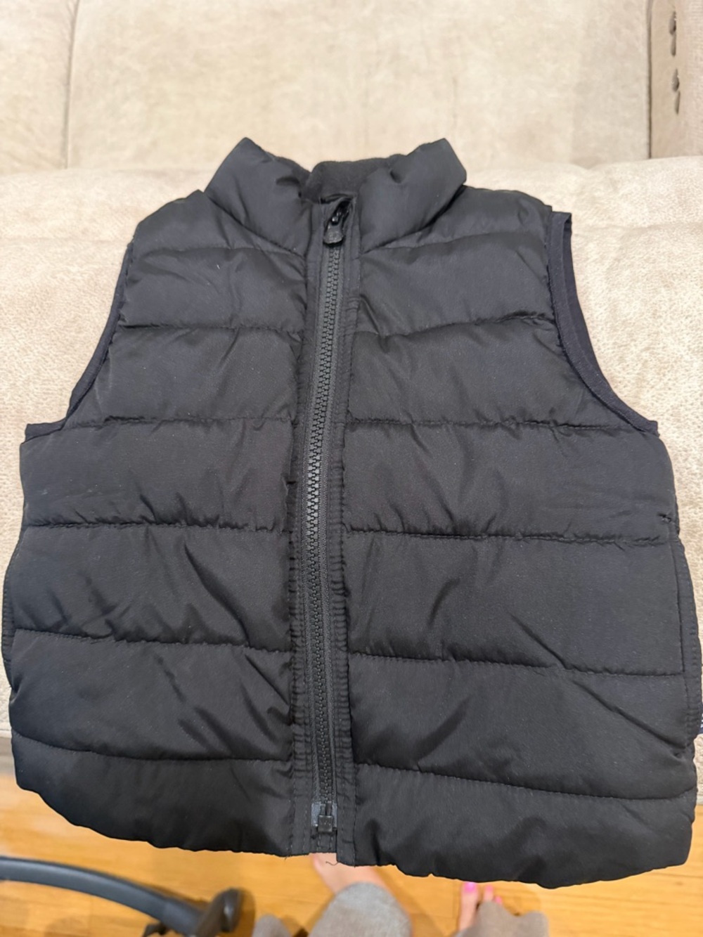 GAP Black Quilted Puffer Vest - Baby